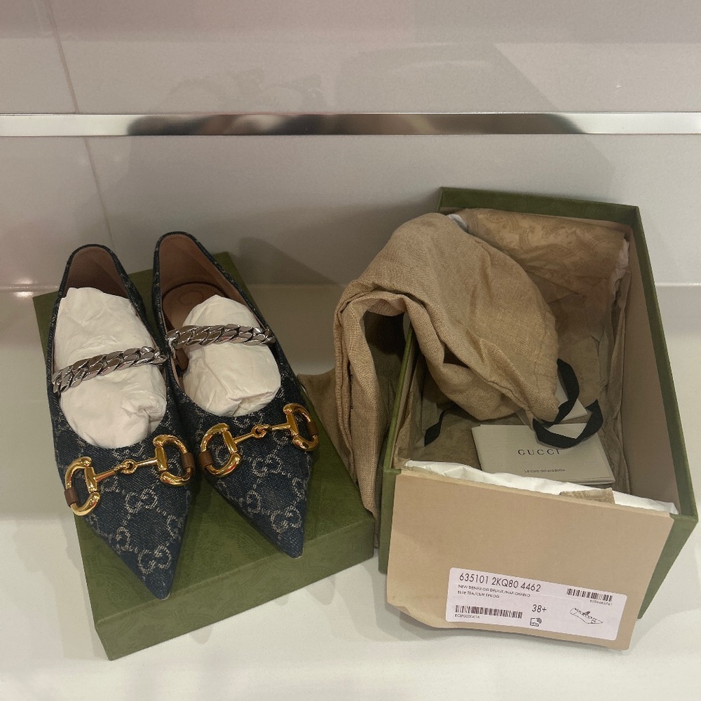 Gucci horsebit flats